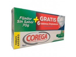 Imagen del producto Corega sin sabor 70g +6 tabletas