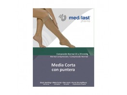 Imagen del producto Medilast Media corta cn puntera beig tm