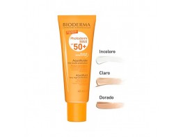 Imagen del producto Bioderma Photoderm max 50+ aquafluido sin color 40ml