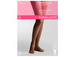 Imagen del producto Media farmalastic larga c/n ab camel t/g