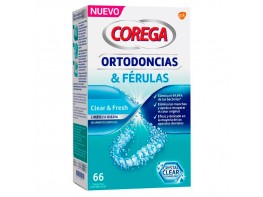 Imagen del producto Corega Ortodoncias y Férulas tabletas limpiadoras para férulas 66tabs