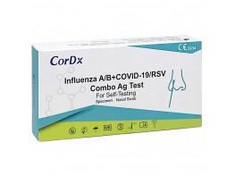 Imagen del producto Fluorecare test autod covid+gripe y virus respiratorio.