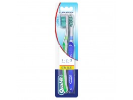 Imagen del producto OralB cepillo 123 shiny clean duo medio
