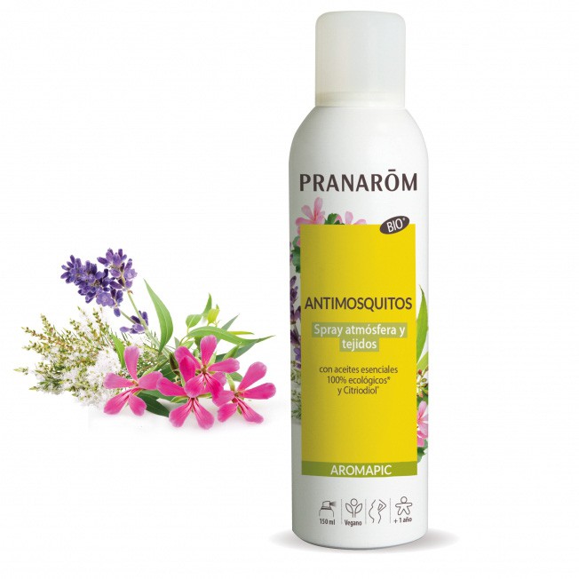 Pranarom Aromapic spray antimosquitos atmósfera y tejidos 150ml