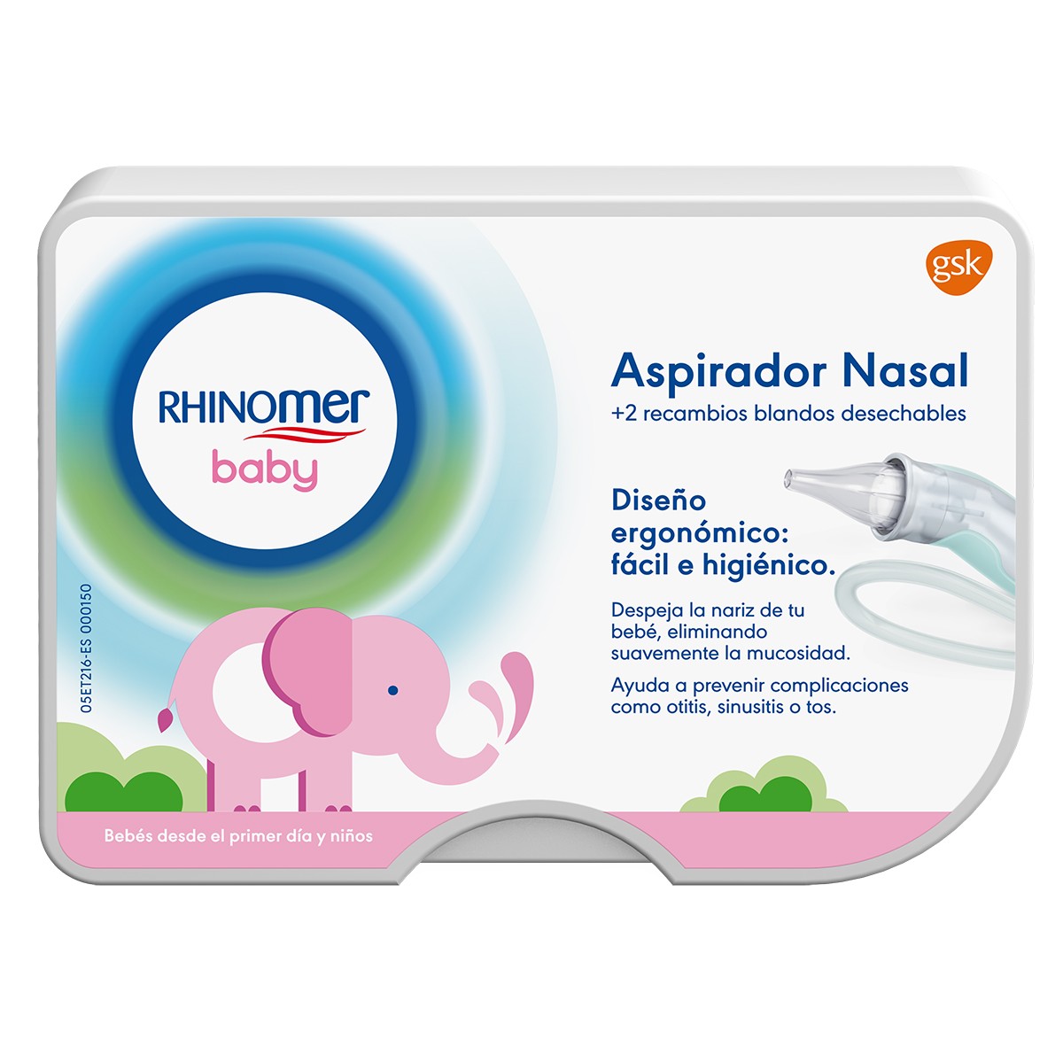Narhinel Confort aspirador nasal bebé
