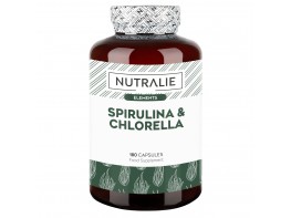 Nutralie espirulina y chlorella 180 cápsulas
