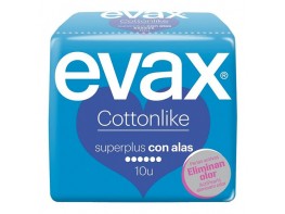 Evax compresas cottonlike super plus alas 10