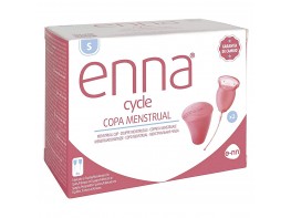Enna Cycle - Easy Cup copas menstruales + caja esterilizadora talla S 2u + 1u